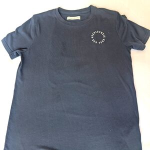 Abercrombie Kids Navy Blue Short Sleeve Tee Classic Crew Neck Size 15/16